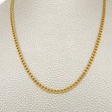 Cuban Links 7.55gr / 23 1/2 in / 18K Gold +1 +