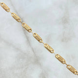 Rustic Tribal Bracelet 2.45gr / 7.9in / 18K Gold