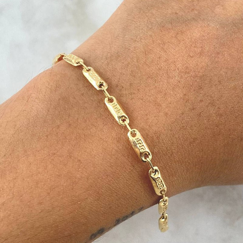 Bracelet 6gr / 18cm / 4.3mm 18K Yellow Gold