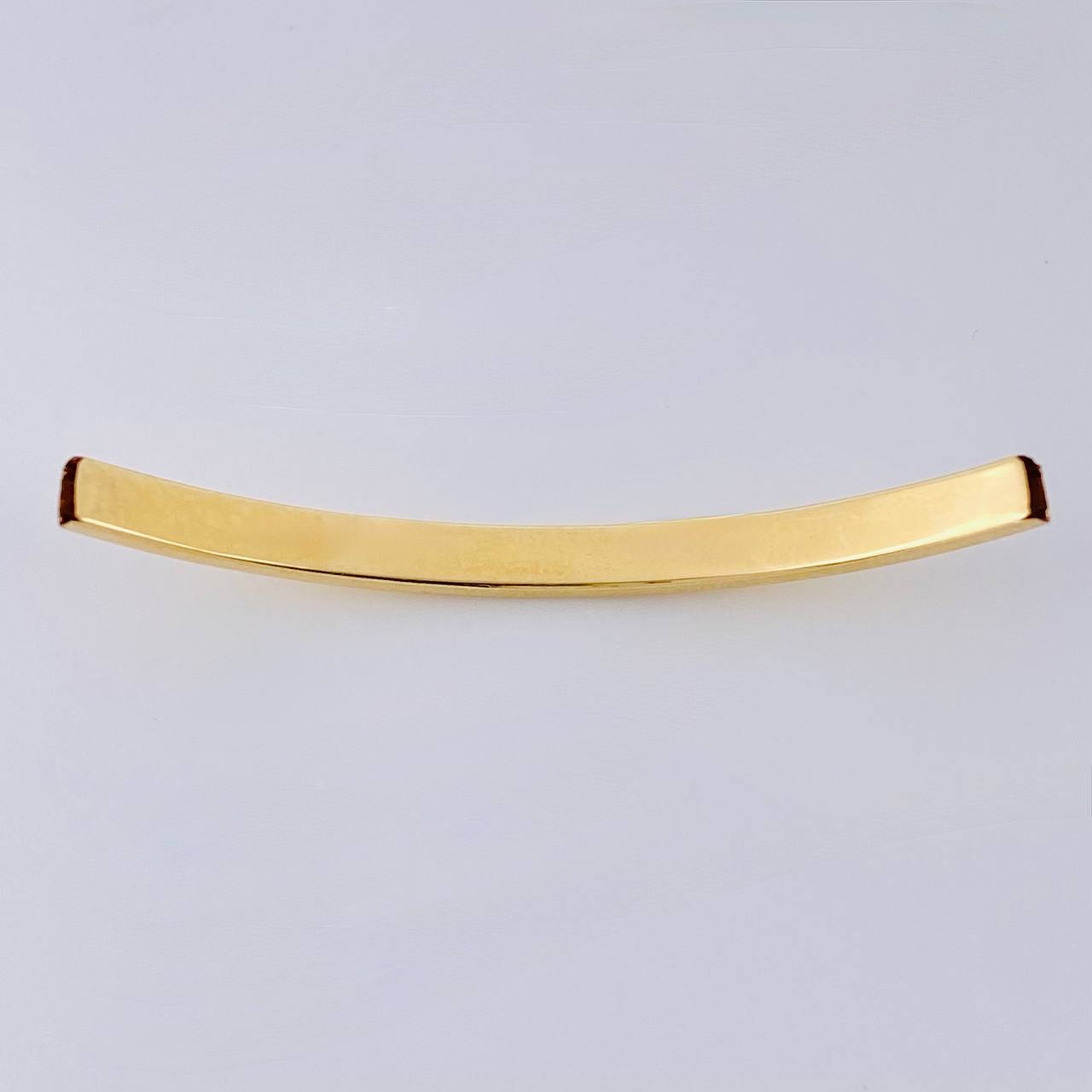 Herraje Tubular 0.4 g / 1 1/2 in Oro Amarillo 18K