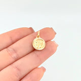 Dije Circulo Oso 0.95 g / 3/4 in Oro Amarillo 18K