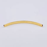 Diamond Cut Tubular Charm 0.3 g / 1 3/4 in 18K Yellow Gold