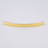 Herraje Tubular Rombo 0.4 g / 1 3/4 in Oro Amarillo 18K