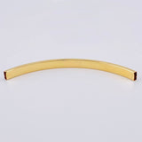 Herraje Tubular Rombo 0.4 g / 1 3/4 in Oro Amarillo 18K