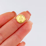 Herraje Virgen Milagrosa 0.55 g / 3/4 in Oro Amarillo 18K