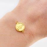 Herraje Virgen Milagrosa 0.55 g / 3/4 in Oro Amarillo 18K