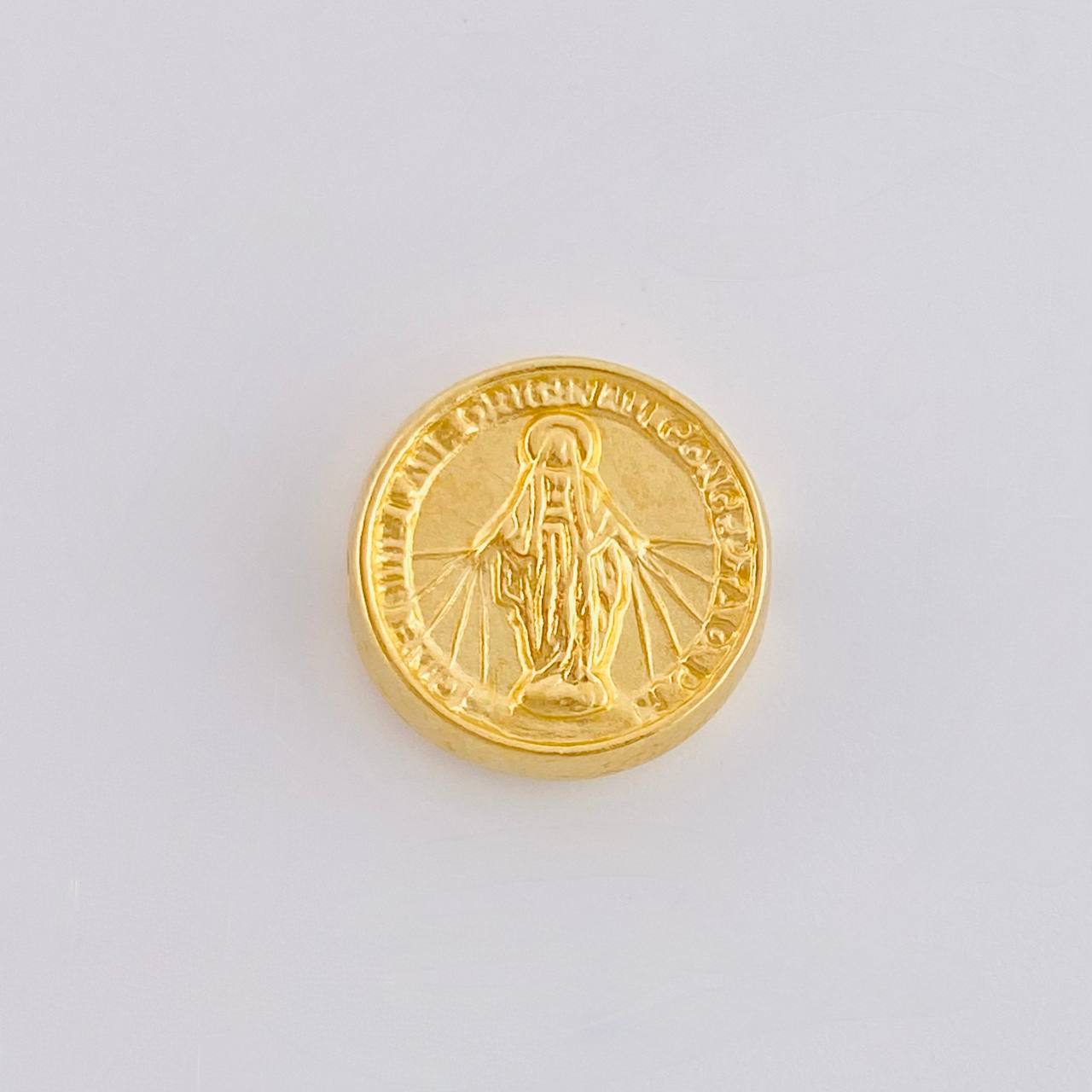 Herraje Virgen Milagrosa 0.75 g / 1/2 in Oro Amarillo 18K