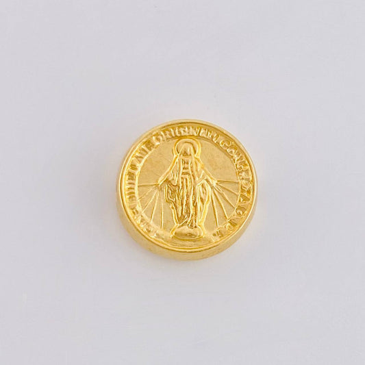 Herraje Virgen Milagrosa 0.75 g / 1/2 in Oro Amarillo 18K