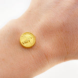 Herraje Virgen Milagrosa 0.75 g / 1/2 in Oro Amarillo 18K