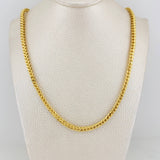 Cadena Franco 24.1 g / 23 3/4 in / 4 mm Oro Amarillo 18K