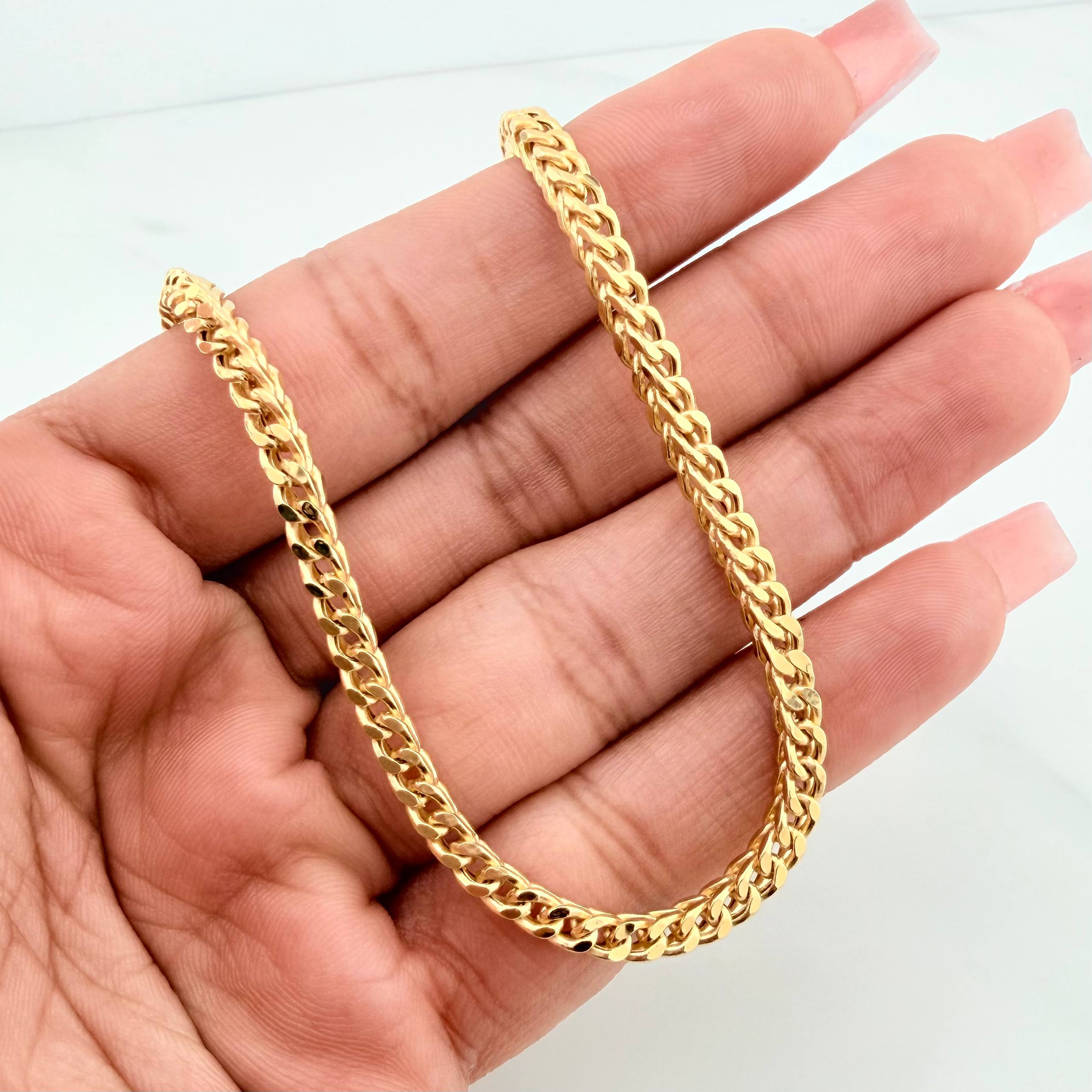 Cadena Franco 24.1 g / 23 3/4 in / 4 mm Oro Amarillo 18K