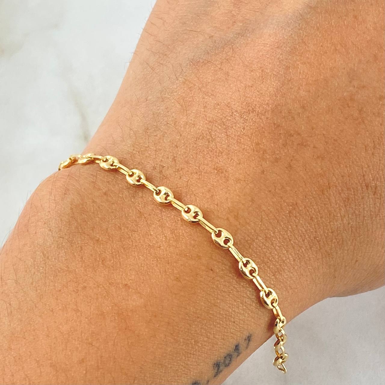 Bracelet GC 2.15gr / 7.7in / 18K Yellow Gold ©