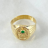 Horse Signet Ring 2.55gr / Size 8 3/4 / 18K Gold *