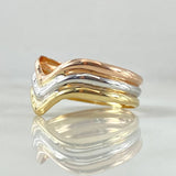 Three-Line Ring 1.85gr / Size 9 1/4 / 18K Gold ©
