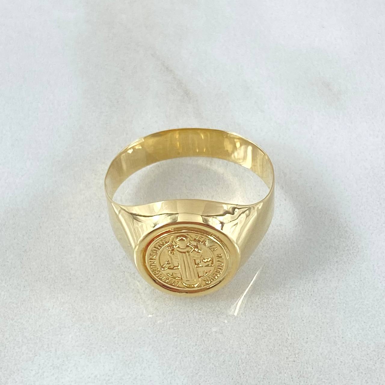 San Benito Ring 2.35gr / Size 10 1/4 / 18K Gold *