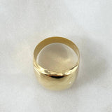 Smooth Ring 3.1gr / Size 8 3/4 / 18K Gold ©