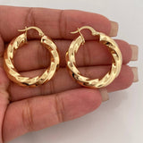Candongas Lupe 5.55 g / 1 1/4 in Oro Amarillo 18K