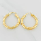 Candongas Lore 4 g / 1 1/4 in Oro Amarillo 18K