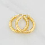 Candongas Lore 4 g / 1 1/4 in Oro Amarillo 18K