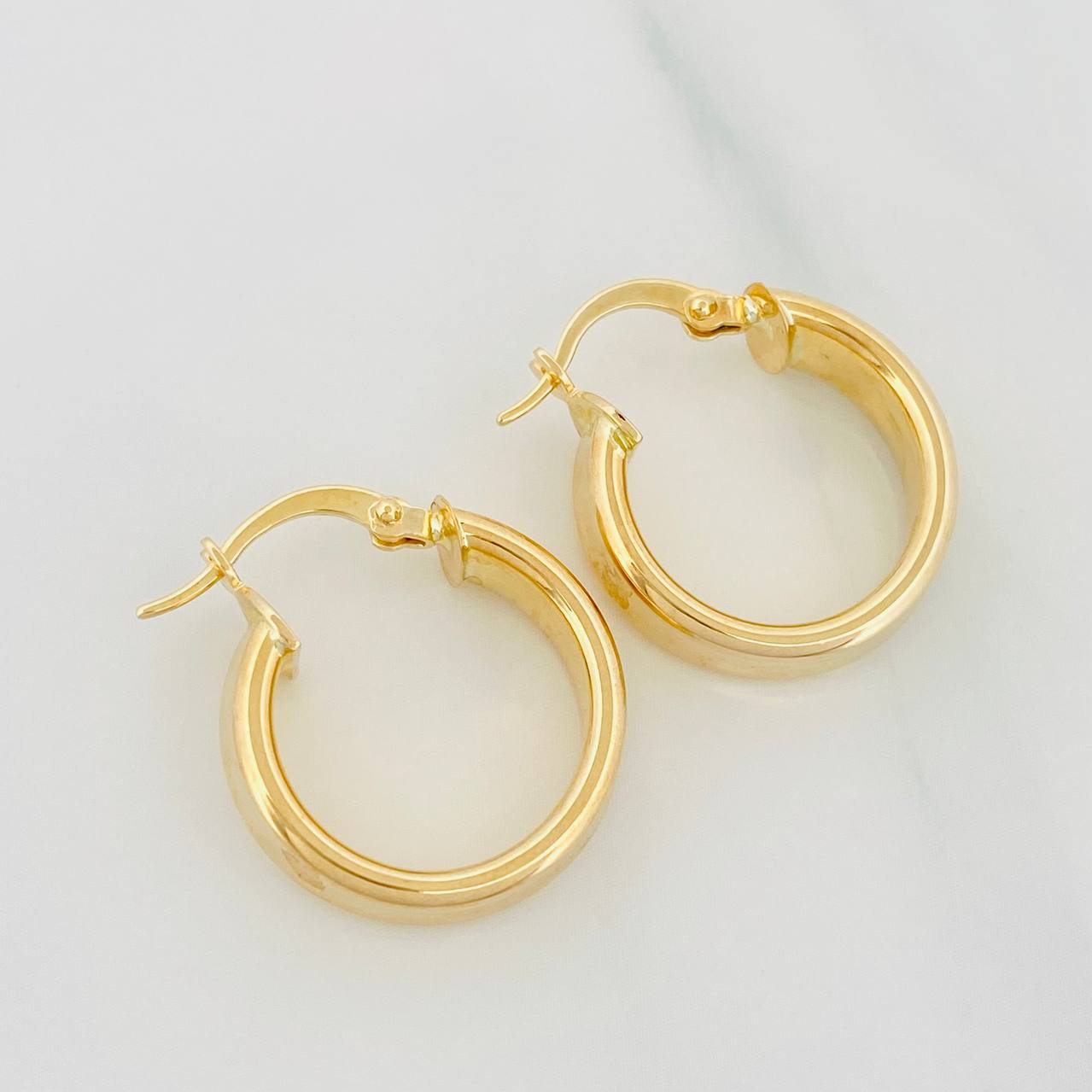 Candongas Fabi 3.2 g / 3/4 in Oro Amarillo 18K
