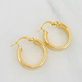 Candongas Fabi 3.2 g / 3/4 in Oro Amarillo 18K
