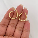 Candongas Fabi 3.2 g / 3/4 in Oro Amarillo 18K