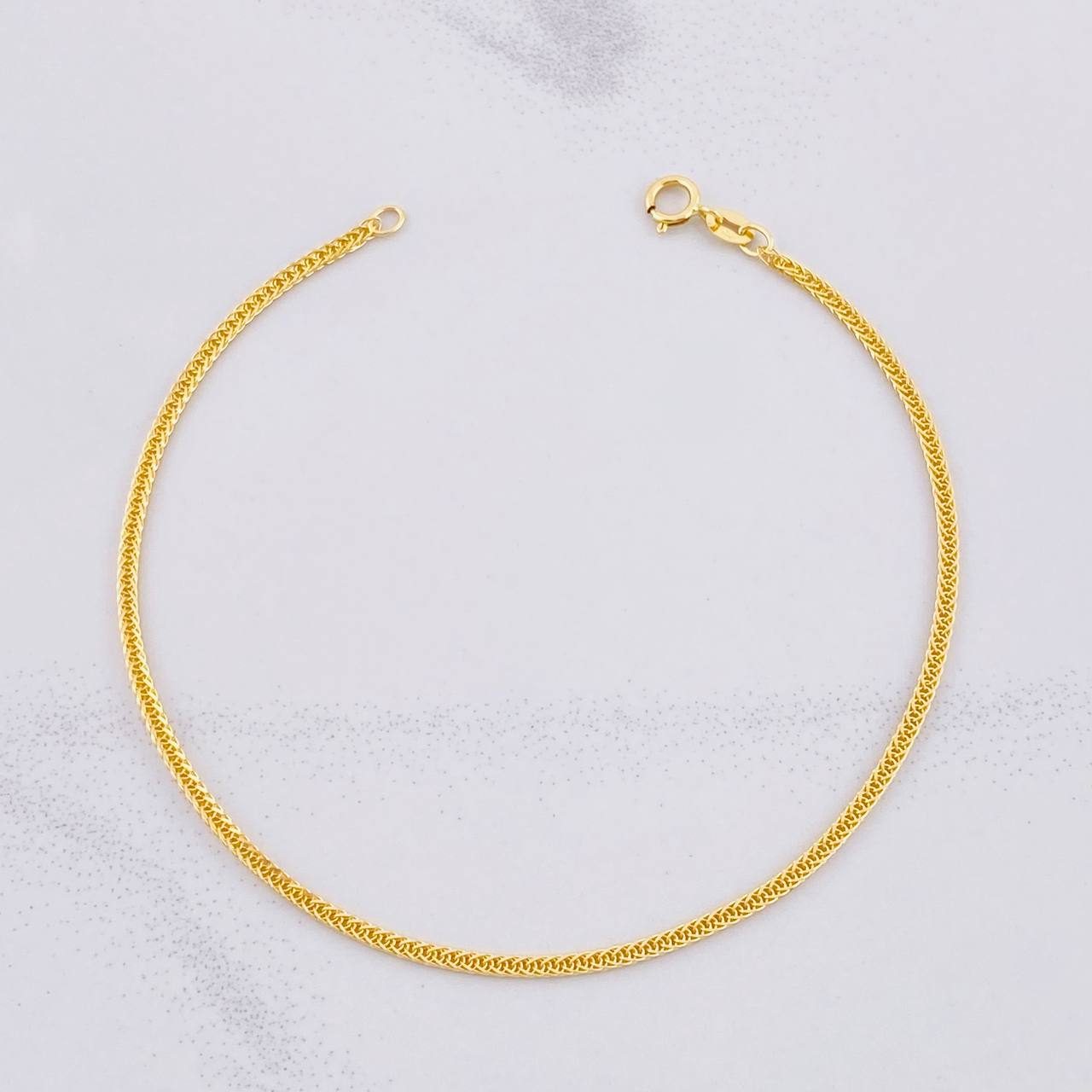 Pulso Franco 1.5g / 7 3/4 in / 1.13mm Oro Amarillo 18K
