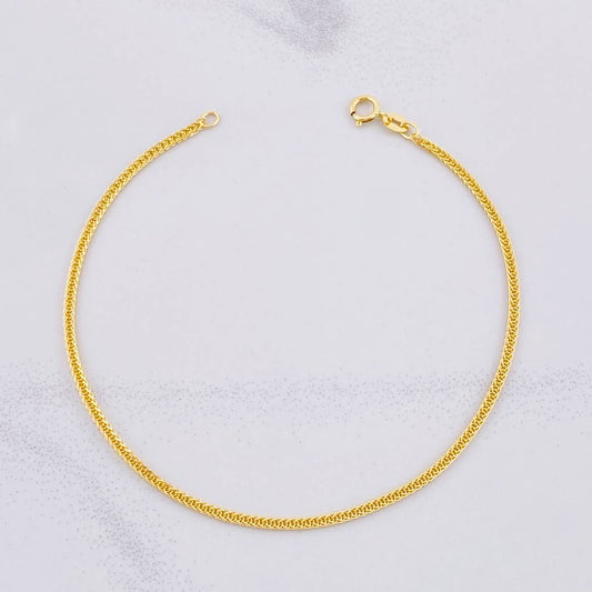 Pulso Franco 1.5g / 7 3/4 in / 1.13mm Oro Amarillo 18K