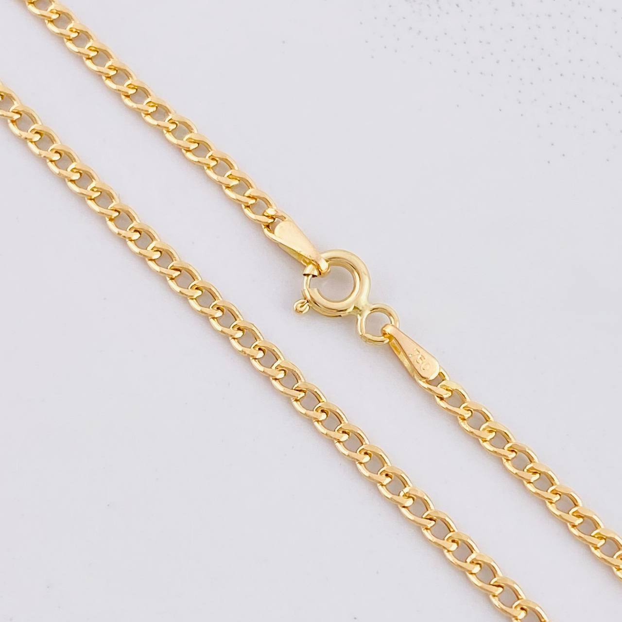 Mini Cuban Chain 2.3g / 18 in / 2.3mm Yellow Gold 18K