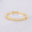 Infinity Ring 0.8g / T6 1/2 Yellow Gold 18K
