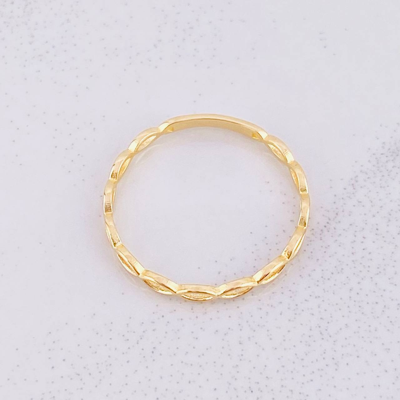 Infinity Ring 0.8g / T7 Yellow Gold 18K