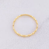 Infinity Ring 0.8g / T6 1/2 Yellow Gold 18K