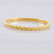Anillo Trenzado 0.7g / T5 1/4 Oro Amarillo 18K