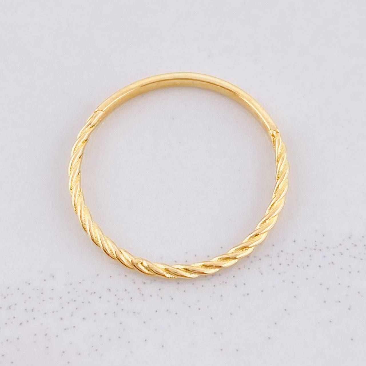 Braided Ring 0.75g / T6 1/2 Yellow Gold 18K