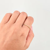Anillo Trenzado 0.75g / T6 Oro Amarillo 18K