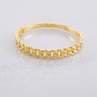 Cuban Ring 0.85g / T5 1/4 Yellow Gold 18K