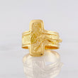 Christ Cross Ring 3.65g / T9 Yellow Gold 18K