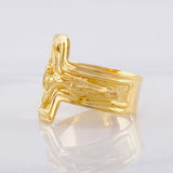 Christ Cross Ring 3.65g / T9 Yellow Gold 18K