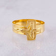 Christ Cross Ring 2g / T10 1/2 Yellow Gold 18K