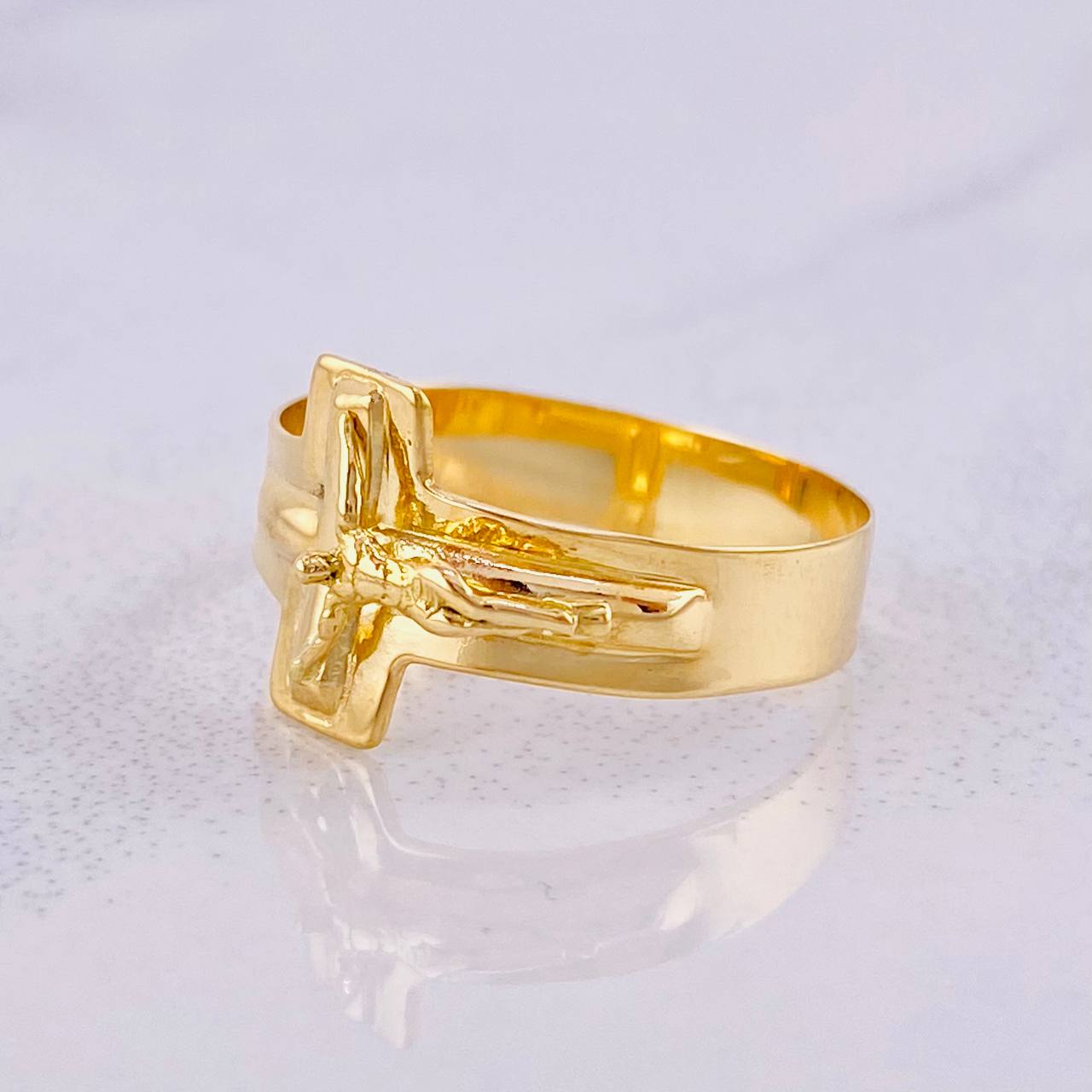 Christ Cross Ring 1.8g / T9 Yellow Gold 18K