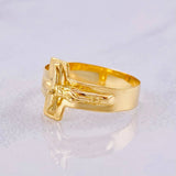 Christ Cross Ring 1.8g / T9 Yellow Gold 18K