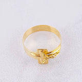Christ Cross Ring 1.8g / T9 Yellow Gold 18K