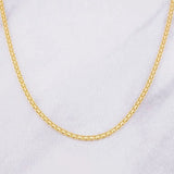 Cadena China 2.8g / 20 in / 1.45mm Oro Amarillo 18K
