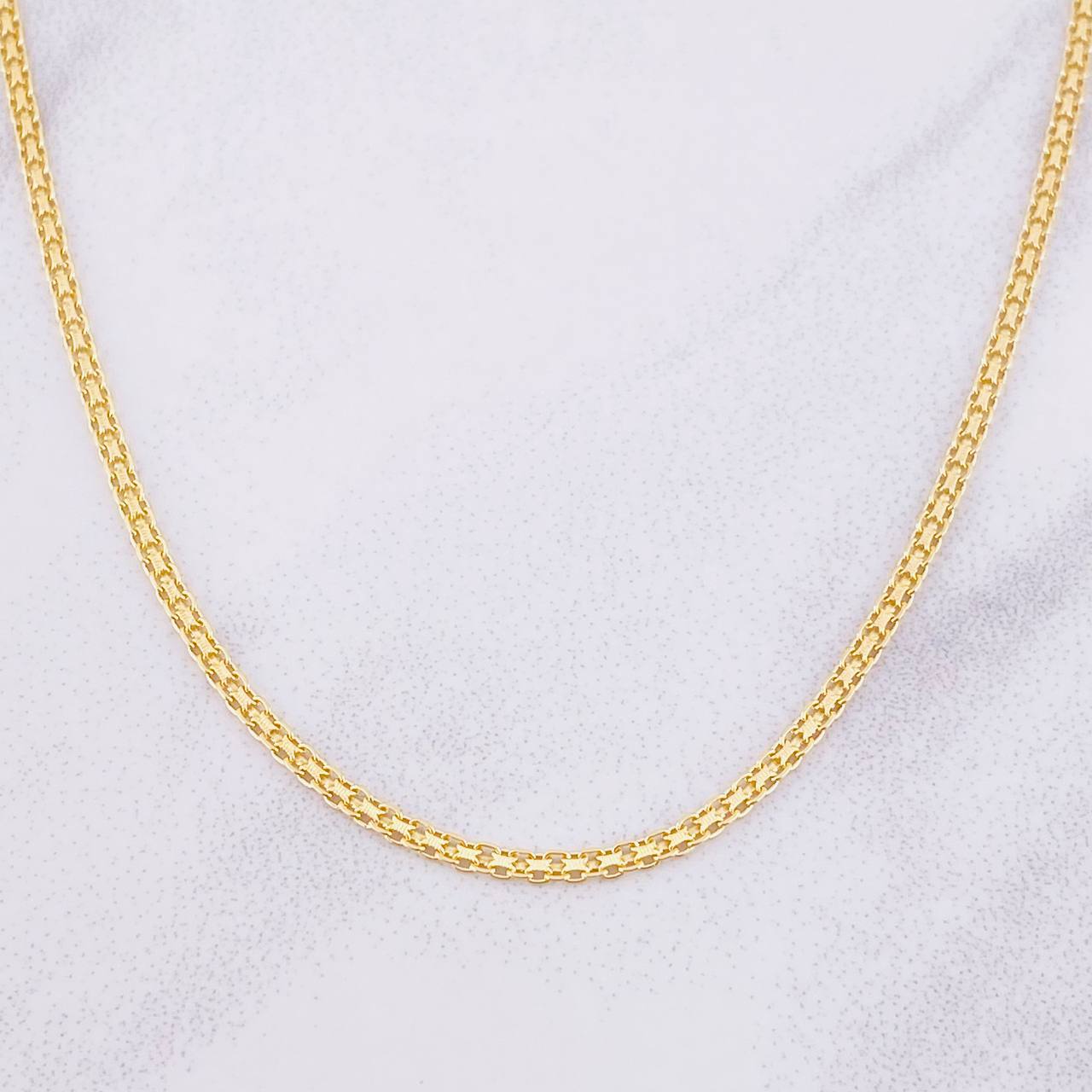 Cadena China 2.5g / 18 in / 1.4mm Oro Amarillo 18K