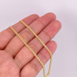 Cadena China 2.6g / 18 in / 1.4mm Oro Amarillo 18K