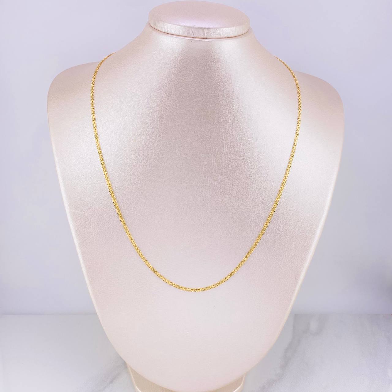 Cadena China 4.9g / 20 in / 2.2mm Oro Amarillo 18K