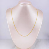 Cadena China 4.9g / 20 in / 2.2mm Oro Amarillo 18K