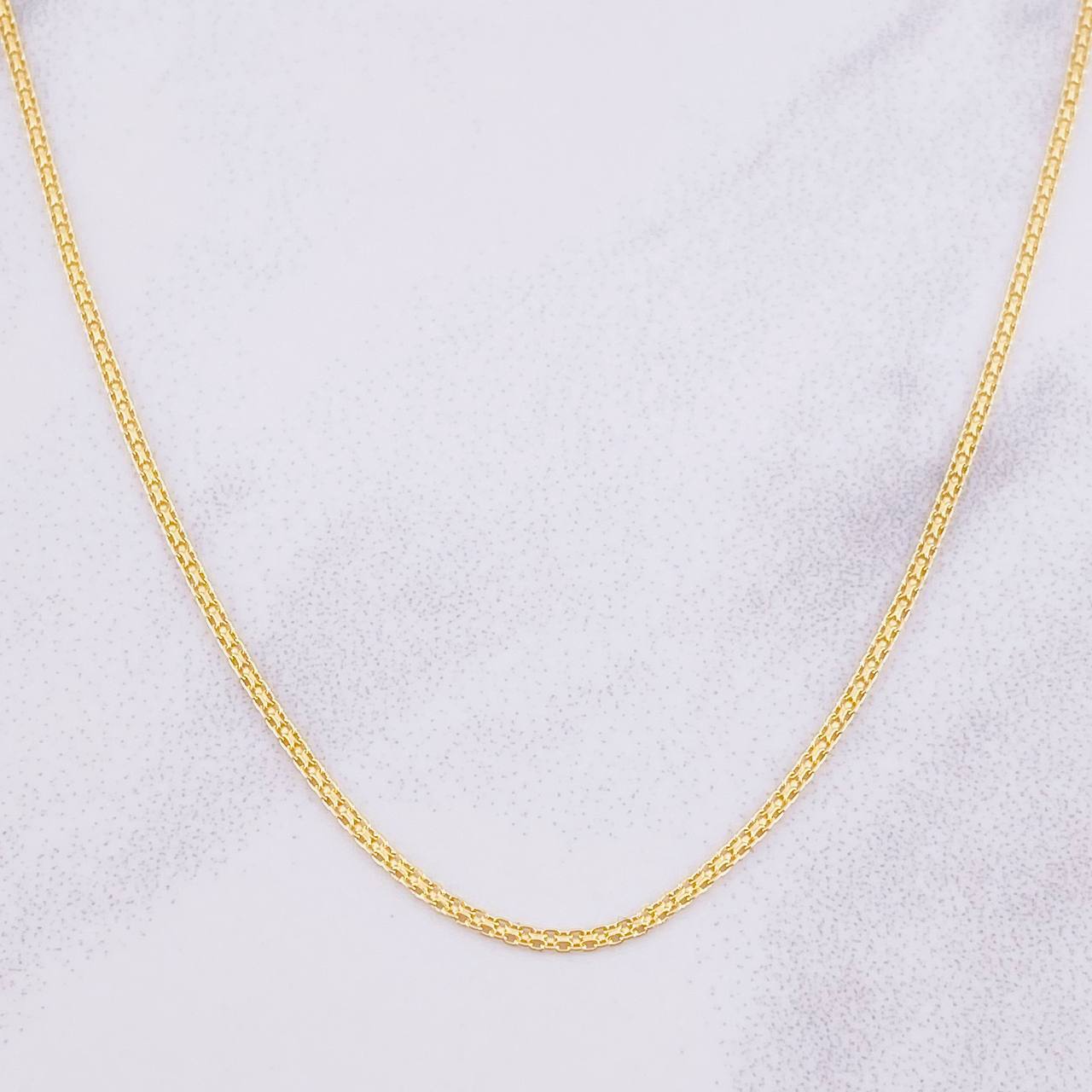 Cadena China 2.5g / 18 in / 1.5mm Oro Amarillo 18K