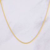 Cadena China 2.5g / 18 in / 1.5mm Oro Amarillo 18K