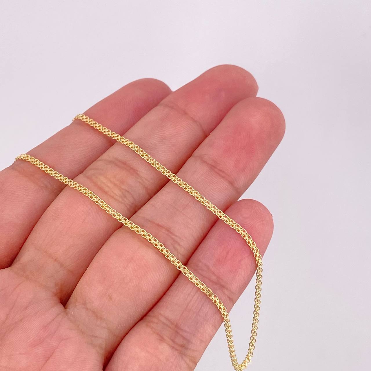 Cadena China 2.5g / 18 in / 1.5mm Oro Amarillo 18K